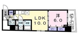 アスラヴィスタ日本橋 302 間取り図