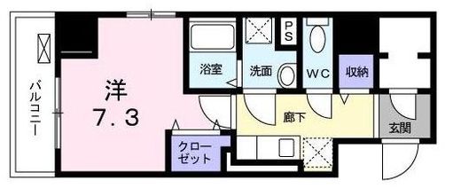 アスラヴィスタ日本橋 505 間取り図