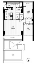 フォレストプラザ表参道 203 間取り図