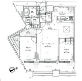 芝浦アイランド ケープタワー 10階 間取り図