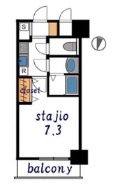 ルモンド南麻布 5階 間取り図