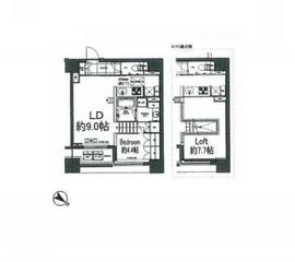 コンフォリア新川 505 間取り図