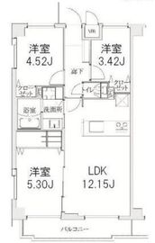 コスモリード学芸大学 201 間取り図