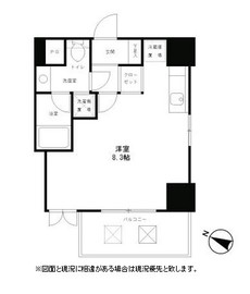 レジディア恵比寿 803 間取り図