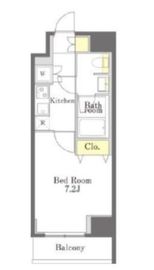 Dimus勝どき 202 間取り図