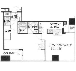 東京タイムズタワー 8階 間取り図