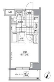 パークハビオ北品川 304 間取り図