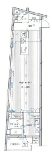 コージーコート中目黒 201 間取り図
