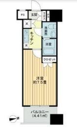 ヴィーダ・スカイコート品川 3階 間取り図