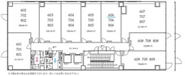 クロスオフィス渋谷 506 間取り図