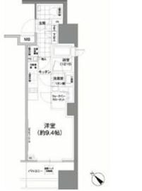 パークハビオ武蔵小山 1105 間取り図