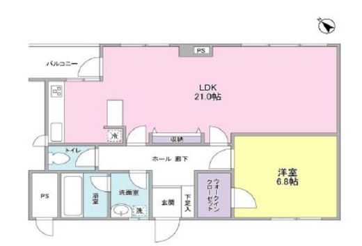 315白金台 502 間取り図