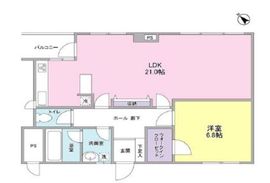 315白金台 502 間取り図