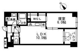 レジディア日本橋浜町 402 間取り図