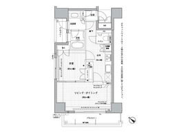 コンフォリア三宿 1001 間取り図