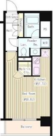 シティカレント大手町 704 間取り図