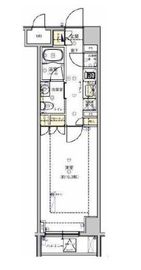 フィース水天宮前 4階 間取り図