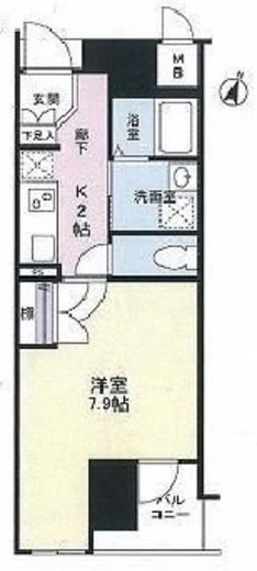 メインステージカテリーナ恵比寿駅前 6階 間取り図