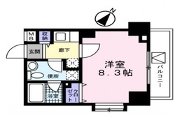 メルヴェーユ日本橋浜町 501 間取り図