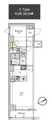 ディームス初台2 301 間取り図