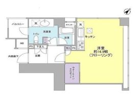 マジェスタワー六本木 4階 間取り図