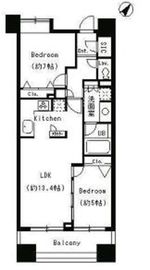 パークキューブ日本橋水天宮 906 間取り図