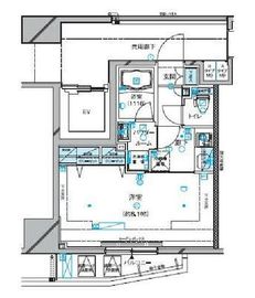 メインステージ新橋 9階 間取り図