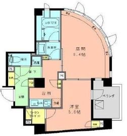 ラフィネジュ学芸大学 802 間取り図