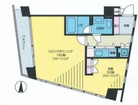 ザ・ヒルズ代々木上原 301 間取り図