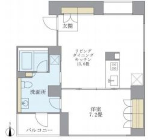 KDXレジデンス南麻布 1003 間取り図