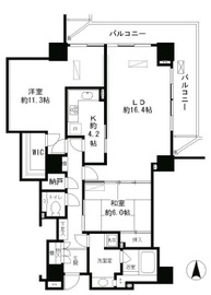 恵比寿ガーデンテラス弐番館 402 間取り図