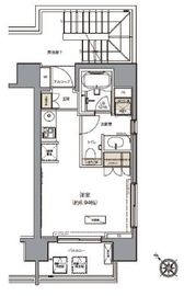 ガーデニア赤坂 403 間取り図