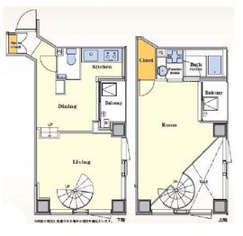 グラックス市ヶ谷一口坂 8階 間取り図