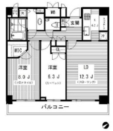 渋谷アインス 9階 間取り図