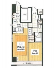 日本橋八重洲デュープレックスポーション 12階 間取り図