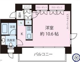 アゼリアテラス新宿 2階 間取り図