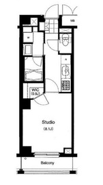 レジデンス白金コローレ 206 間取り図