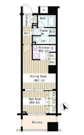 コクヨーレ日本橋 1207 間取り図