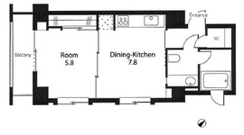 シャンブル三番町 403 間取り図