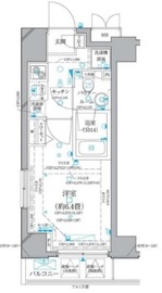 コンシェリア日本橋 13階 間取り図