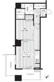 エアライズタワー 5階 間取り図