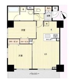 アヴァンティーク銀座2丁目 8階 間取り図