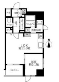 グリーンパーク銀座エスト 4階 間取り図