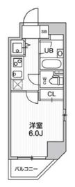 コンシェリア新橋 11階 間取り図