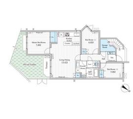 BLESS学芸大学theCourt 108 間取り図