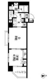 ルクレ東上野レジデンス 301 間取り図