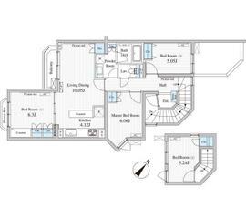 BLESS学芸大学theCourt 117 間取り図