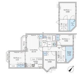 BLESS学芸大学theCourt 115 間取り図