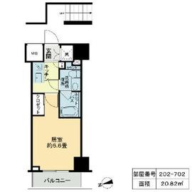 KDXレジデンス文京湯島 3階 間取り図