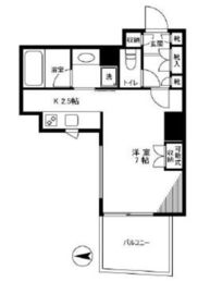 アトラス雑司が谷 7階 間取り図